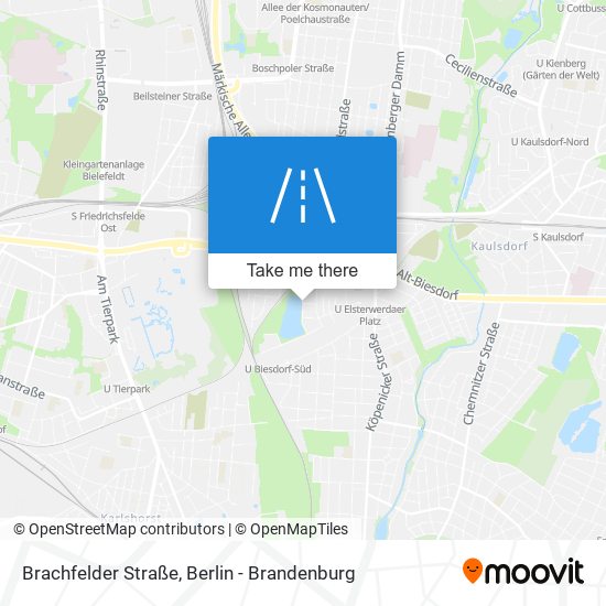 Карта Brachfelder Straße