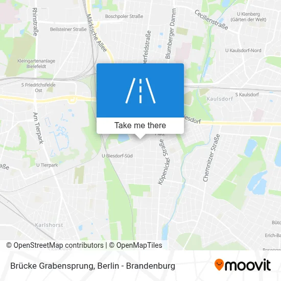 Brücke Grabensprung map