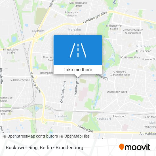Buckower Ring map