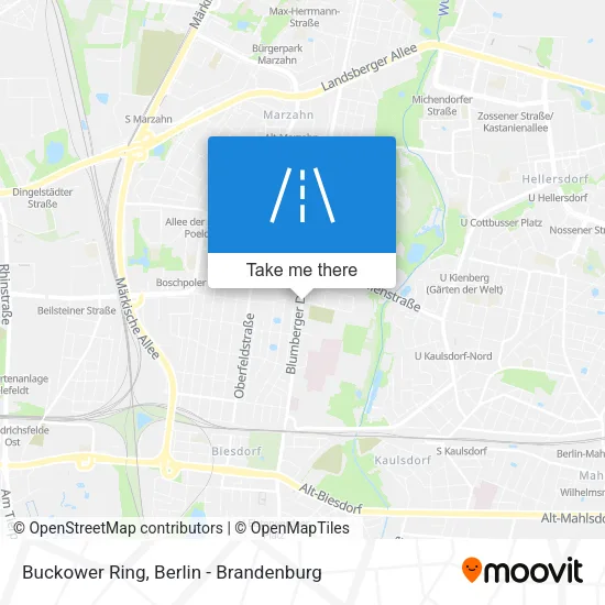 Карта Buckower Ring