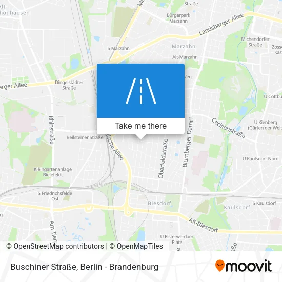 Карта Buschiner Straße