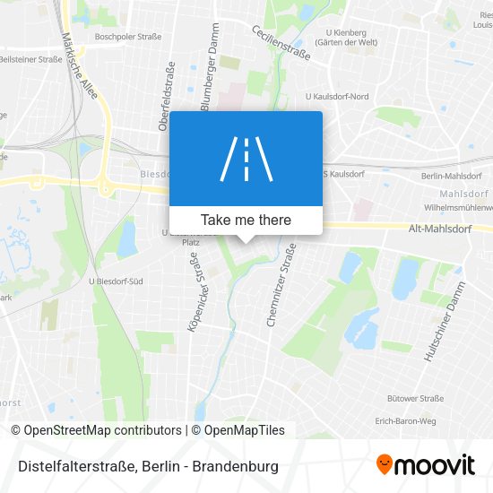 Distelfalterstraße map