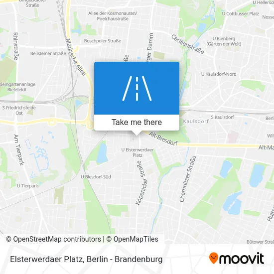 Elsterwerdaer Platz map