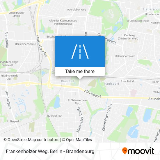 Frankenholzer Weg map