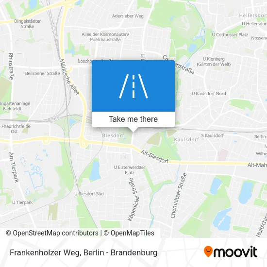 Карта Frankenholzer Weg