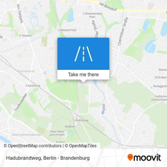 Карта Hadubrandweg