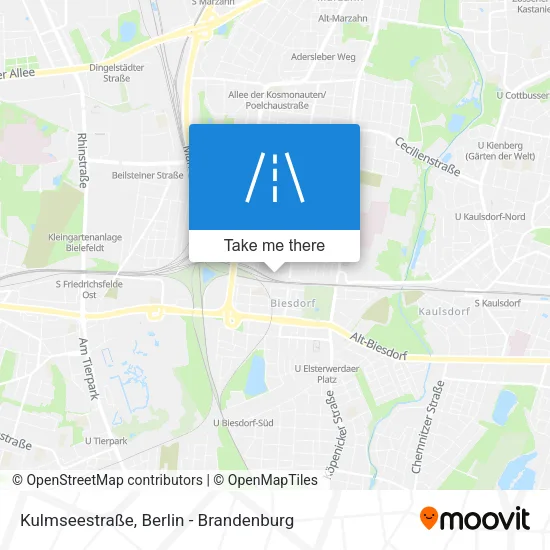 Карта Kulmseestraße