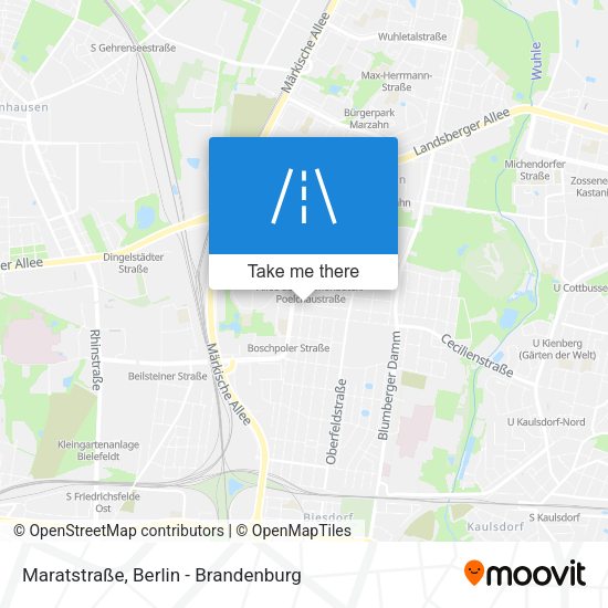 Maratstraße map