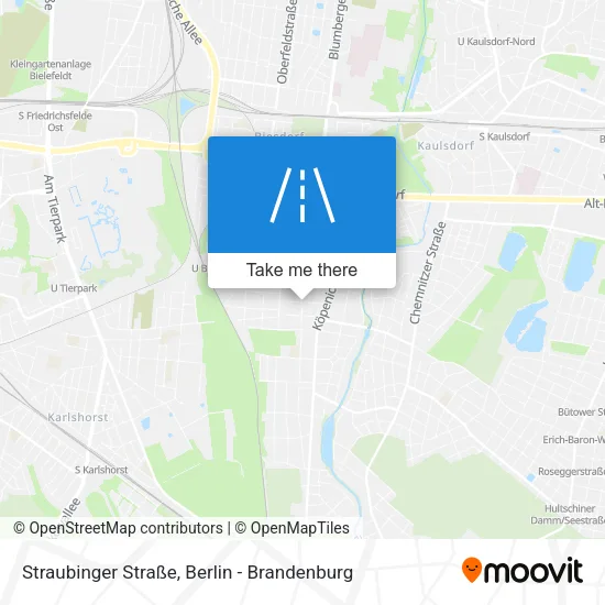 Карта Straubinger Straße