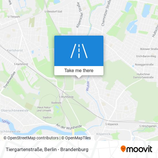 Tiergartenstraße map