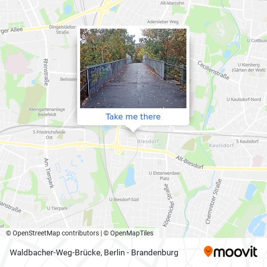 Waldbacher-Weg-Brücke map