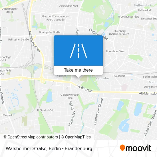 Карта Walsheimer Straße