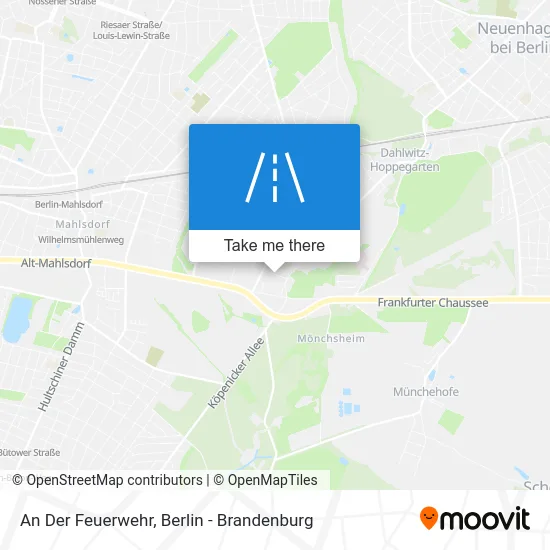 An Der Feuerwehr map