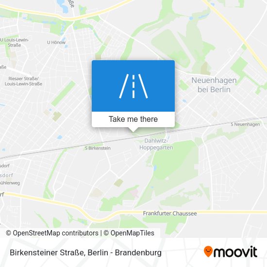Birkensteiner Straße map