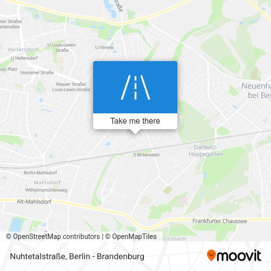 Nuhtetalstraße map