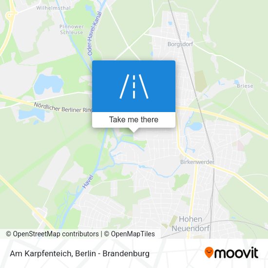 Am Karpfenteich map