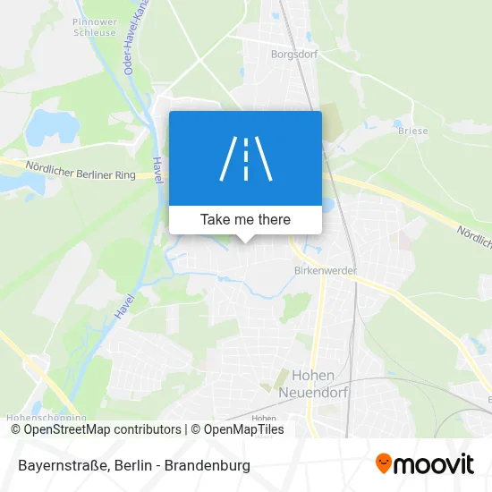 Bayernstraße map