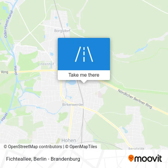 Fichteallee map