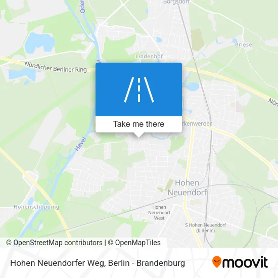 Карта Hohen Neuendorfer Weg