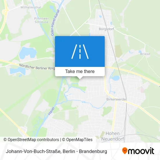 Карта Johann-Von-Buch-Straße