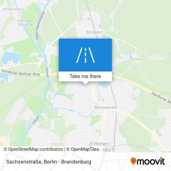 Карта Sachsenstraße