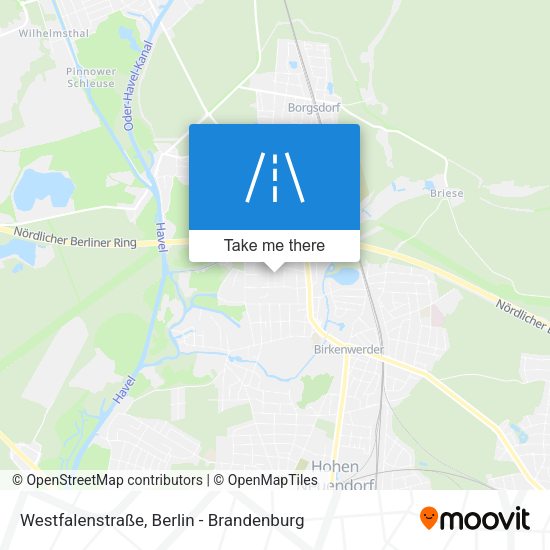 Westfalenstraße map