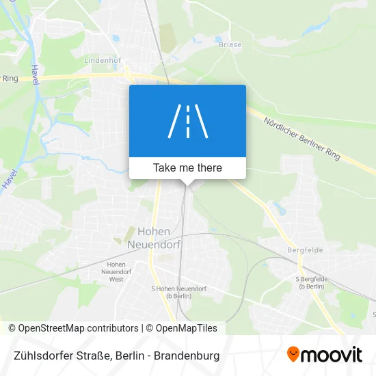 Карта Zühlsdorfer Straße