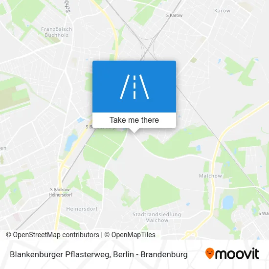 Карта Blankenburger Pflasterweg
