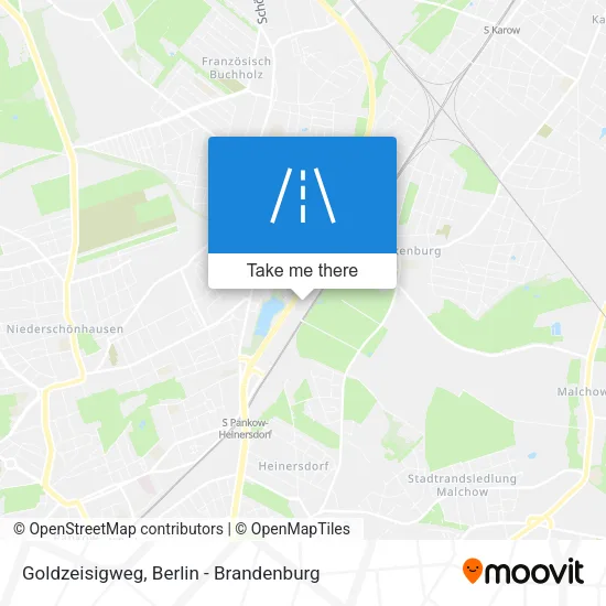 Карта Goldzeisigweg