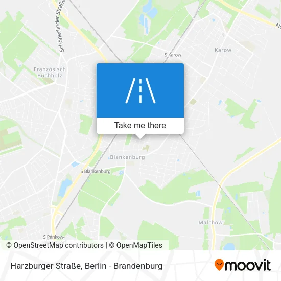 Карта Harzburger Straße
