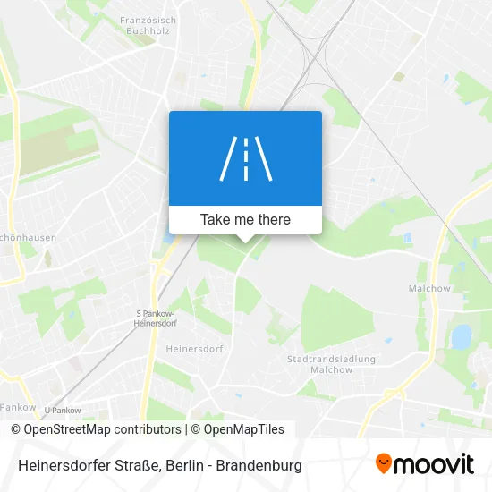 Карта Heinersdorfer Straße