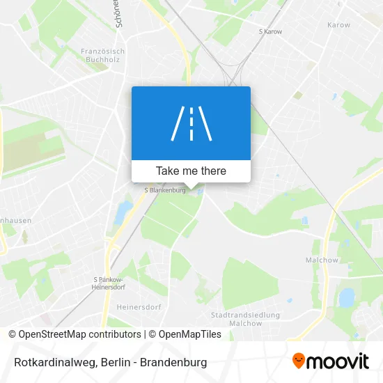 Карта Rotkardinalweg