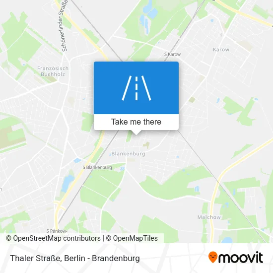 Карта Thaler Straße