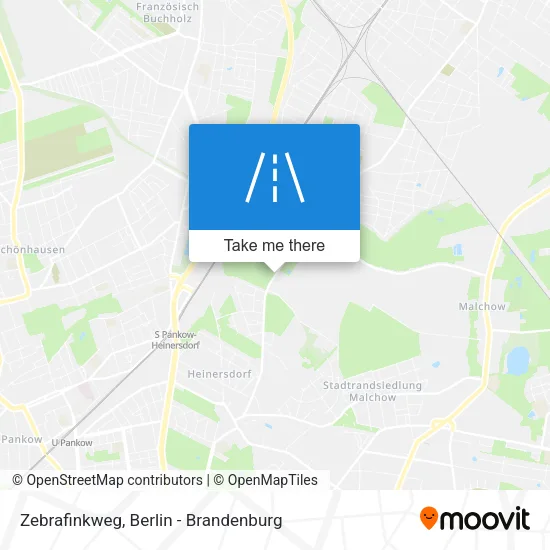 Карта Zebrafinkweg