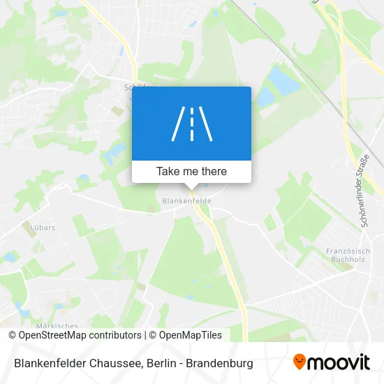 Карта Blankenfelder Chaussee