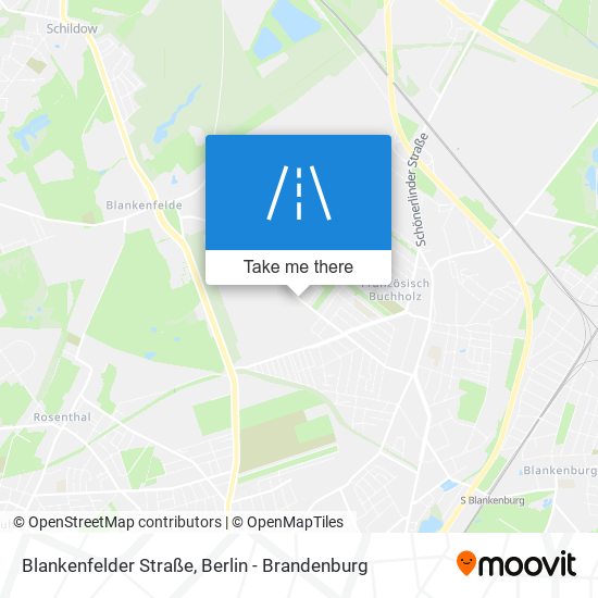Карта Blankenfelder Straße