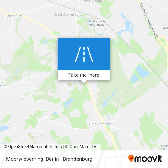 Moorwiesenring map
