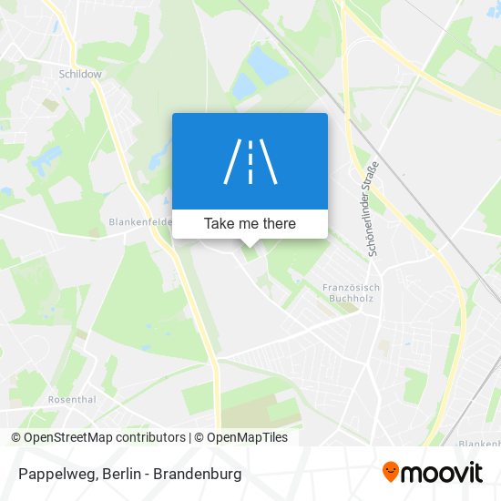 Pappelweg map