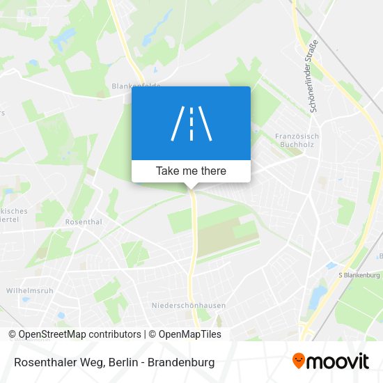 Rosenthaler Weg map