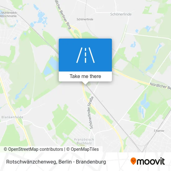 Rotschwänzchenweg map