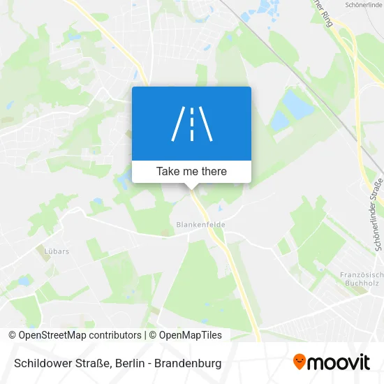 Карта Schildower Straße
