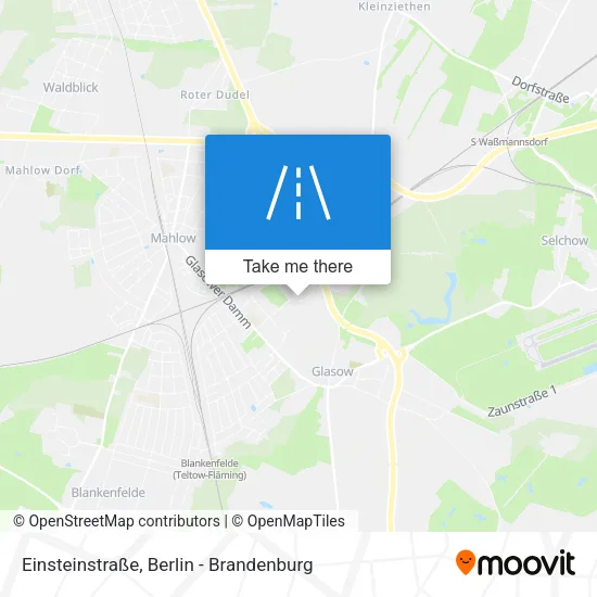 Карта Einsteinstraße