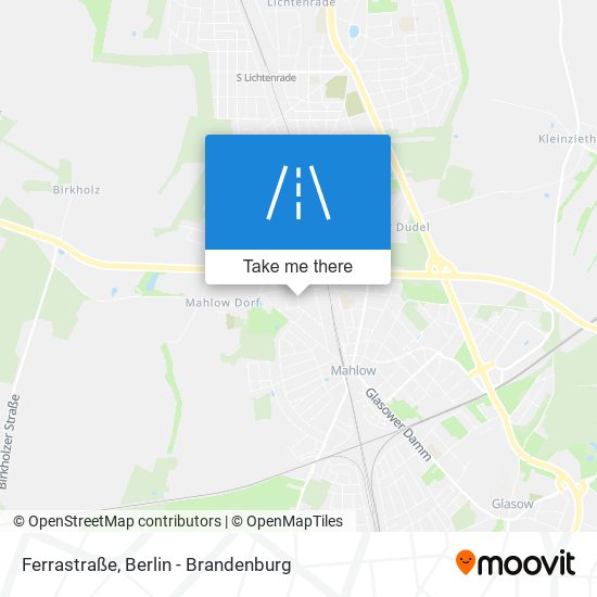 Ferrastraße map