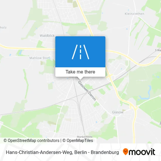 Hans-Christian-Andersen-Weg map