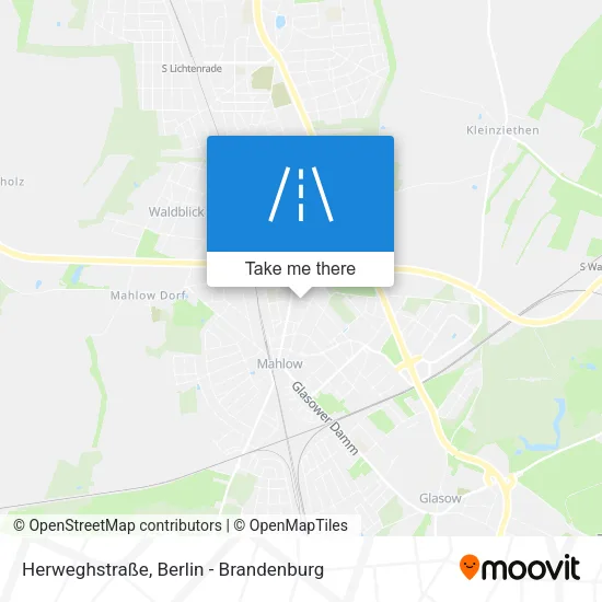 Карта Herweghstraße