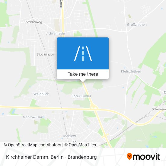 Kirchhainer Damm map