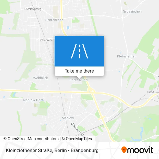 Карта Kleinziethener Straße
