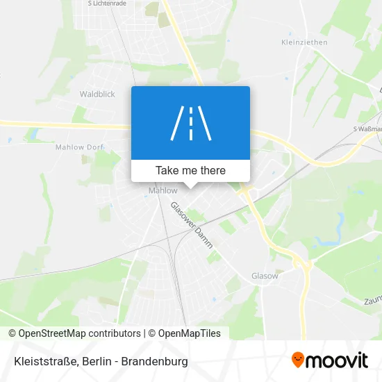 Карта Kleiststraße