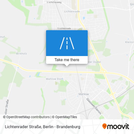 Lichtenrader Straße map