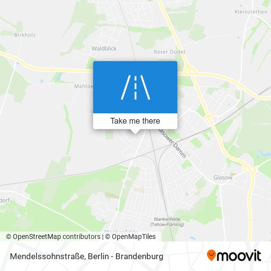 Карта Mendelssohnstraße